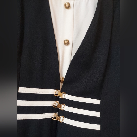 Vintage 80s Tori Alexander Business Dress Size 8 - Picture 7 of 12